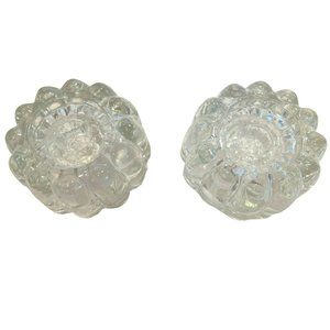 Crystal Candle Holders 24% Lead Princess House Gorgeous Holiday Event Dining